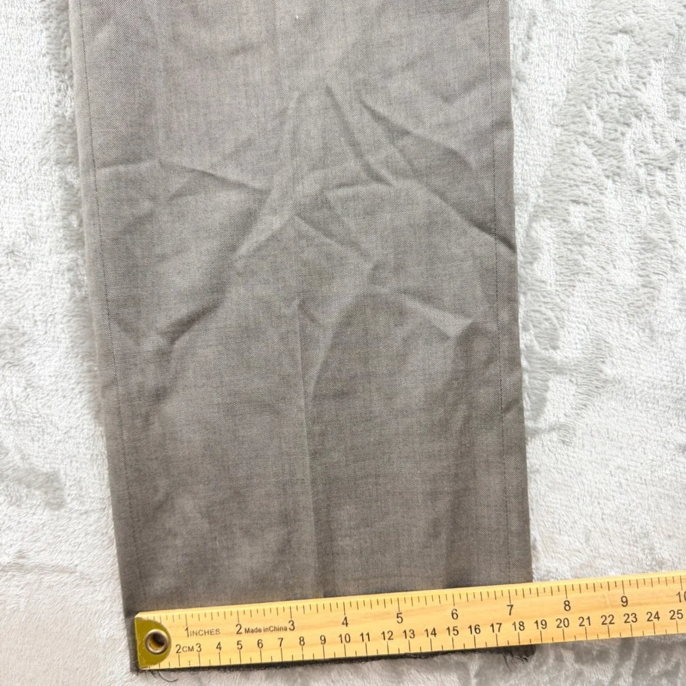 Bloomingdale's Men's 36R Taupe‎ Wool Blend Dress Pants BLS22010PW